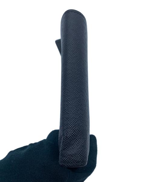 LANVIN（ランバン）LANVIN (ランバン) 2つ折り財布 ブラックの古着・服飾アイテム