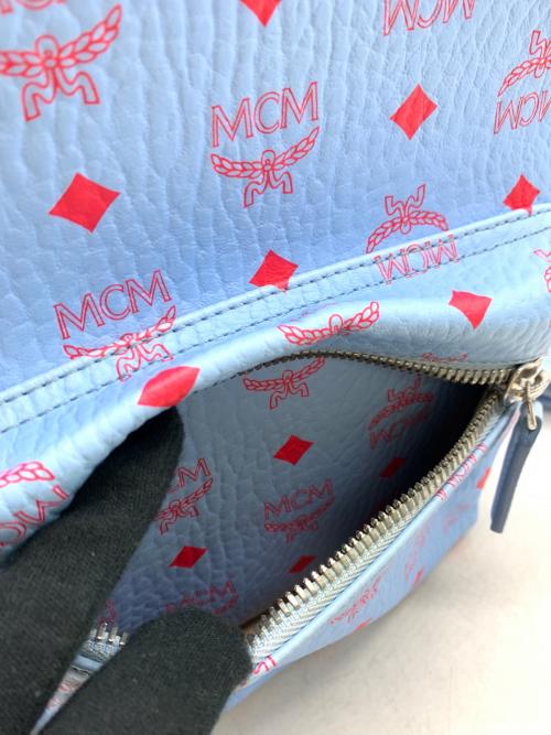 MCM（エムシーエム）MCM (エムシーエム) リュック ブルーの古着・服飾アイテム