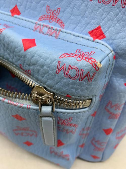 MCM（エムシーエム）MCM (エムシーエム) リュック ブルーの古着・服飾アイテム