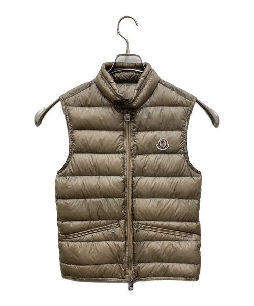 MONCLER（モンクレール）MONCLER (モンクレール) ダウンベスト ベージュ サイズ:不明の古着・服飾アイテム