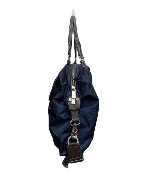 Orobianco（オロビアンコ）Orobianco (オロビアンコ) 2WAYバッグ ネイビー×ブラウンの古着・服飾アイテム