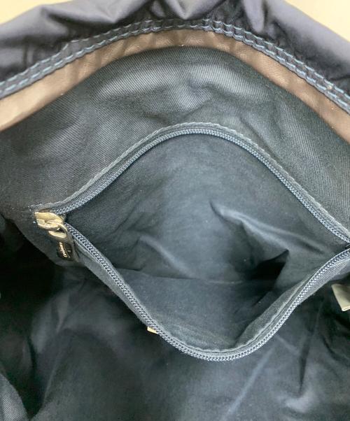 Orobianco（オロビアンコ）Orobianco (オロビアンコ) 2WAYバッグ ネイビー×ブラウンの古着・服飾アイテム