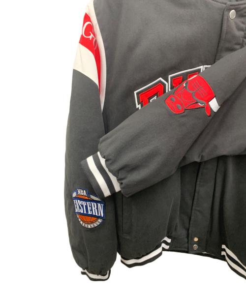 running cheetahs（ランニングチーターズ）Running Cheetahs (ランニングチーターズ) スタジャン ブラック×レッド サイズ:XLの古着・服飾アイテム