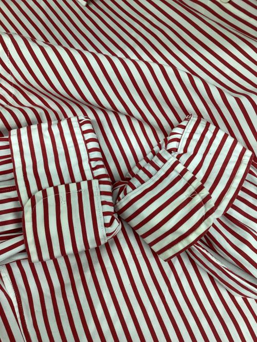 RALPH LAUREN（ラルフローレン）RALPH LAUREN (ラルフローレン) 長袖シャツ レッド×ホワイト サイズ:XLの古着・服飾アイテム