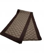 GUCCIグッチ）の古着「マフラー」｜ブラウン