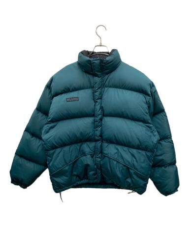 【古着】 Columbia パフジャケット ダウン グリーン XLサイズ 中古・古着通販】Columbia (コロンビア) ダウンジャケット グリーン