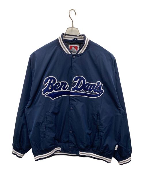 BEN DAVIS（ベンデイビス）BEN DAVIS (ベンデイビス) スタジャン ネイビー サイズ:XLの古着・服飾アイテム