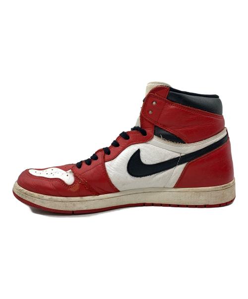 NIKE（ナイキ）NIKE (ナイキ) ハイカットスニーカー レッド×ブラック サイズ:32の古着・服飾アイテム