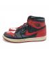 NIKE (ナイキ) ハイカットスニーカー レッド×ブラック サイズ:32：11000円