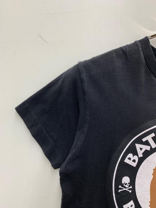 A BATHING APE（ア ベイシング エイプ）A BATHING APE (ア ベイシング エイプ) プリントTシャツ ブラック サイズ:Mの古着・服飾アイテム