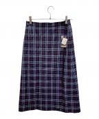 Burberry'sバーバリー）の古着「ラップスカート」｜ネイビー