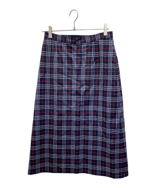 Burberry's（バーバリー）Burberry's (バーバリーズ) ラップスカート ネイビー サイズ:ML 未使用品の古着・服飾アイテム