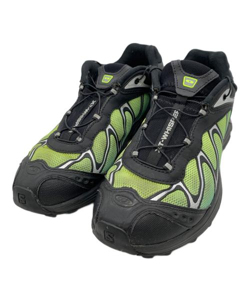 SALOMON（サロモン）SALOMON (サロモン) シューズ ブラック×グリーン サイズ:26の古着・服飾アイテム