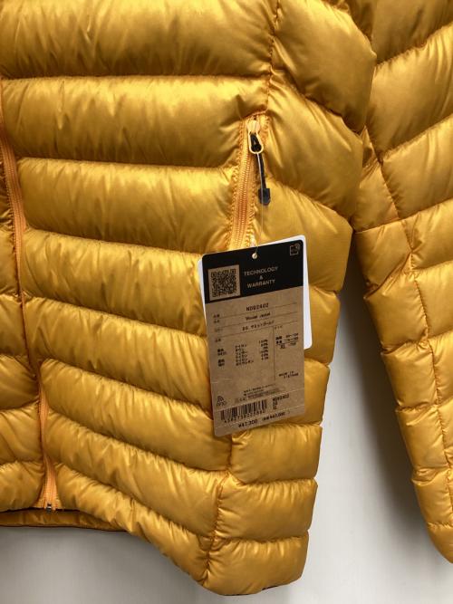 THE NORTH FACE（ザ ノース フェイス）THE NORTH FACE (ザ ノース フェイス) ダウンジャケット イエロー サイズ:XL 未使用品の古着・服飾アイテム