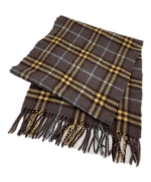 Burberry's（バーバリー）Burberry's (バーバリーズ) マフラー ブラウンの古着・服飾アイテム