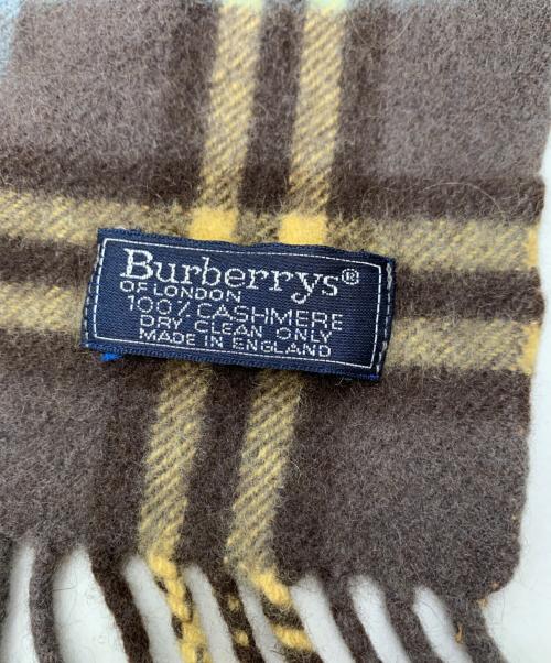 Burberry's（バーバリー）Burberry's (バーバリーズ) マフラー ブラウンの古着・服飾アイテム