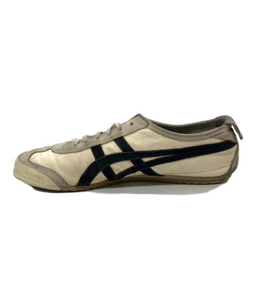 Onitsuka Tiger（オニツカタイガー）Onitsuka Tiger (オニツカタイガー) ローカットスニーカー ホワイト×ブラック サイズ:27の古着・服飾アイテム