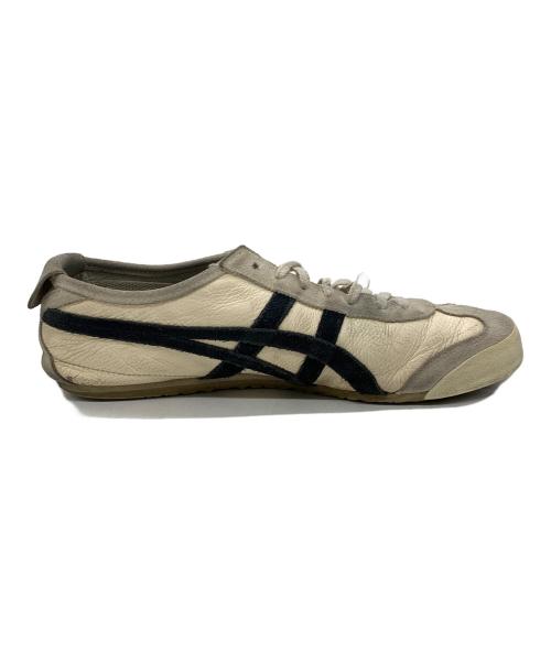 Onitsuka Tiger（オニツカタイガー）Onitsuka Tiger (オニツカタイガー) ローカットスニーカー ホワイト×ブラック サイズ:27の古着・服飾アイテム