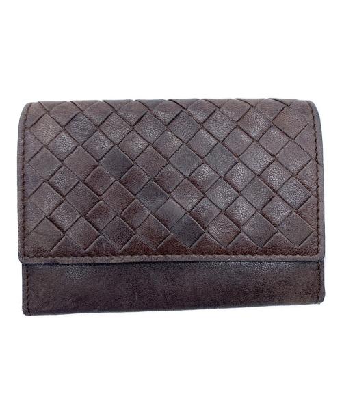BOTTEGA VETETA（ボッテガヴェネタ）BOTTEGA VETETA (ボッテガヴェネタ) 名刺入れ ブラウンの古着・服飾アイテム