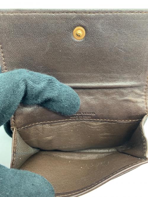 BOTTEGA VETETA（ボッテガヴェネタ）BOTTEGA VETETA (ボッテガヴェネタ) 名刺入れ ブラウンの古着・服飾アイテム