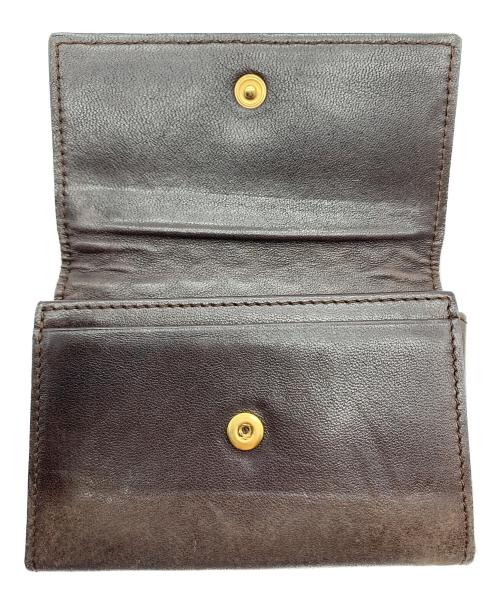 BOTTEGA VETETA（ボッテガヴェネタ）BOTTEGA VETETA (ボッテガヴェネタ) 名刺入れ ブラウンの古着・服飾アイテム