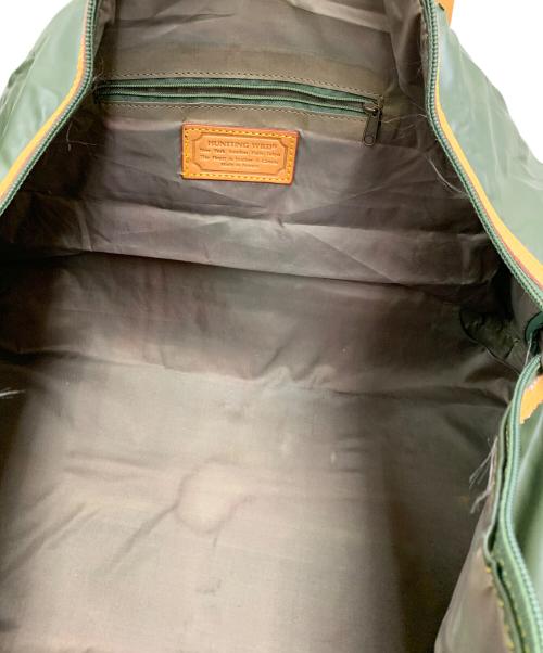HUNTING WORLD（ハンティングワールド）HUNTING WORLD (ハンティングワールド) ボストンバッグ オリーブの古着・服飾アイテム