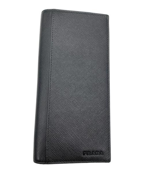 PRADA（プラダ）PRADA (プラダ) 長財布 ブラックの古着・服飾アイテム