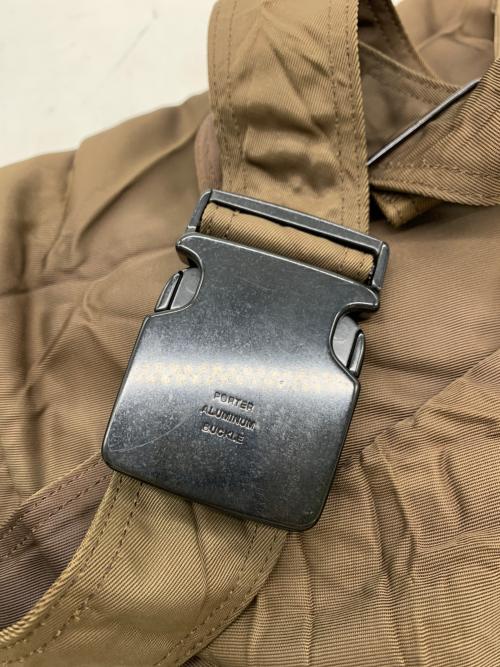 PORTER（ポーター）PORTER (ポーター) ボディバッグ ブラウンの古着・服飾アイテム