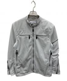 POWERAGE（パワーエイジ）の古着「モータースポーツプロテクタージャケット」｜ライトグレー