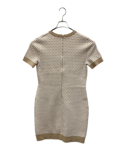 MICHAEL KORS（マイケル・コース）MICHAEL KORS (マイケル・コース) ニットワンピース ベージュ サイズ:Lの古着・服飾アイテム
