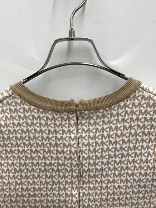 MICHAEL KORS（マイケル・コース）MICHAEL KORS (マイケル・コース) ニットワンピース ベージュ サイズ:Lの古着・服飾アイテム