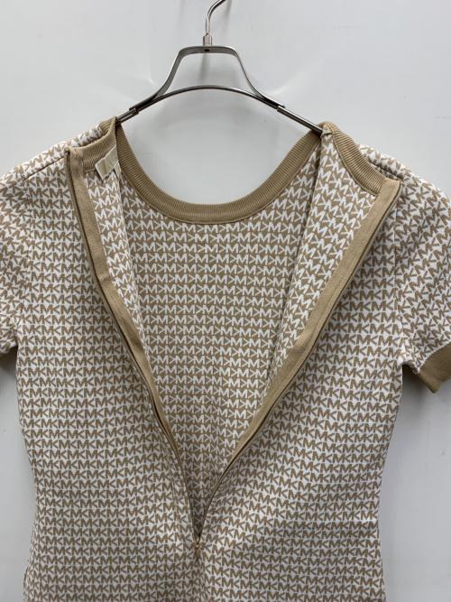 MICHAEL KORS（マイケル・コース）MICHAEL KORS (マイケル・コース) ニットワンピース ベージュ サイズ:Lの古着・服飾アイテム