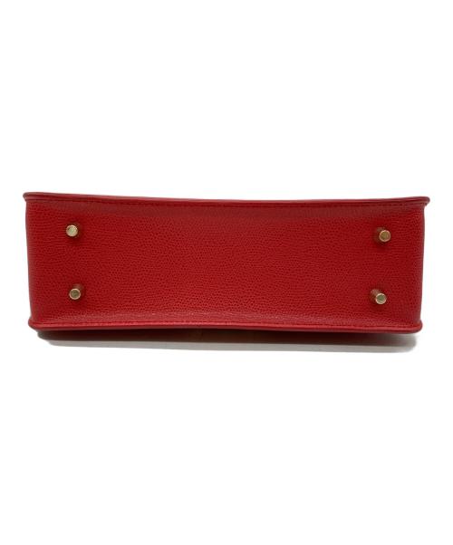 FURLA（フルラ）FURLA (フルラ) ハンドバッグ レッド×ブラックの古着・服飾アイテム