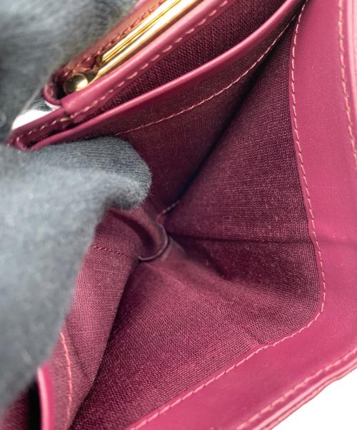 Pinky & Dianne（ピンキーアンドダイアン）Pinky & Dianne (ピンキーアンドダイアン) 3つ折り財布 パープルの古着・服飾アイテム