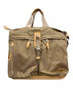 AS2OVアッソブ）の古着「2WAYバッグ」｜ベージュ×ブラウン