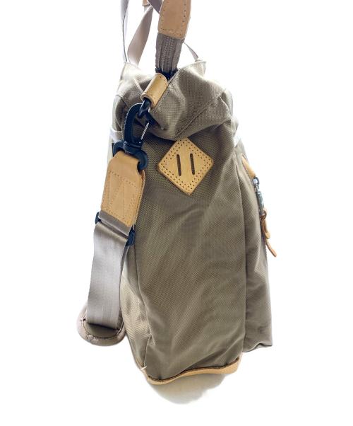 AS2OV（アッソブ）AS2OV (アッソブ) 2WAYバッグ ベージュ×ブラウンの古着・服飾アイテム