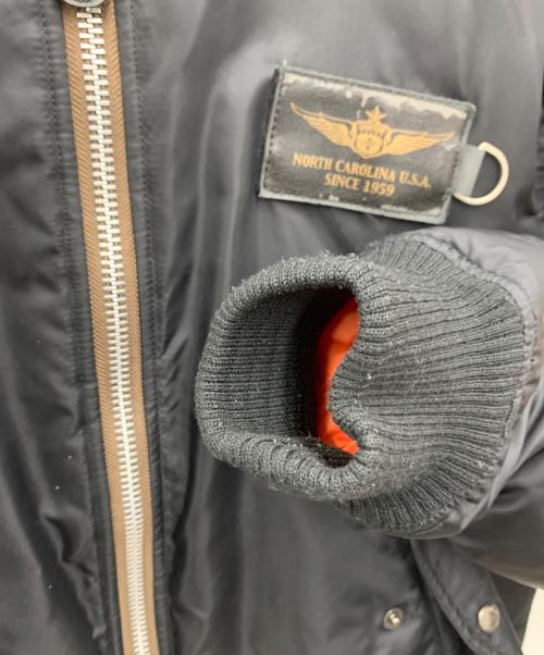 SIMPSON（シンプソン）SIMPSON (シンプソン) MA-1ジャケット ブラック サイズ:LLの古着・服飾アイテム