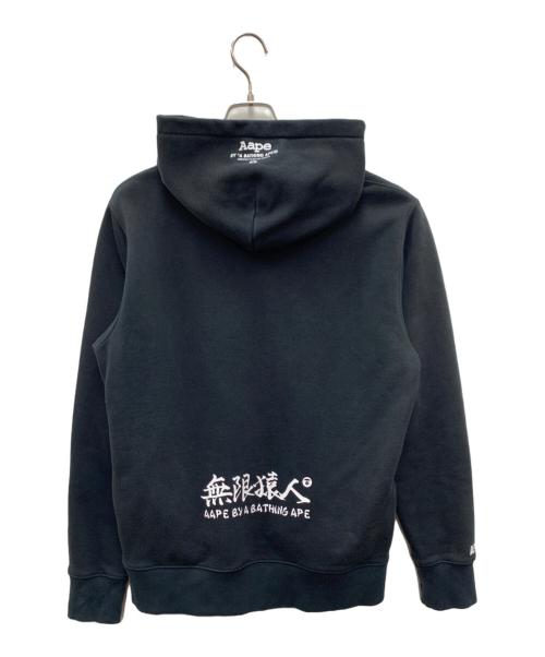 A BATHING APE（ア ベイシング エイプ）A BATHING APE (ア ベイシング エイプ) プルオーバーパーカー ブラック サイズ:Mの古着・服飾アイテム
