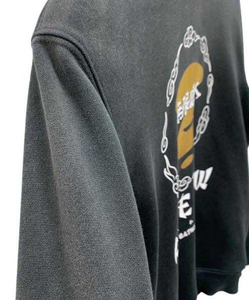 A BATHING APE（ア ベイシング エイプ）A BATHING APE (ア ベイシング エイプ) プルオーバーパーカー ブラック サイズ:Mの古着・服飾アイテム