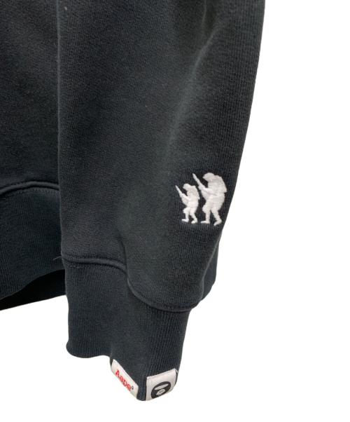 A BATHING APE（ア ベイシング エイプ）A BATHING APE (ア ベイシング エイプ) プルオーバーパーカー ブラック サイズ:Mの古着・服飾アイテム