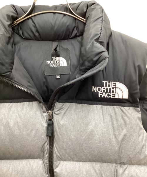 THE NORTH FACE（ザ ノース フェイス）THE NORTH FACE (ザ ノース フェイス) ダウンベスト グレー×ブラック サイズ:XLの古着・服飾アイテム