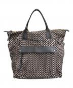 ROBERTA PIERIロベルタピエリ）の古着「トートバッグ」｜ブラック×ホワイト