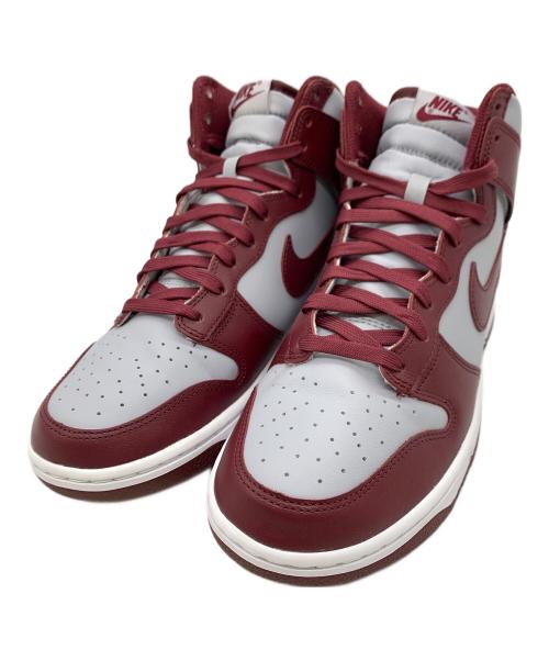 NIKE（ナイキ）NIKE (ナイキ) ハイカットスニーカー レッド×グレー サイズ:27.5 未使用品の古着・服飾アイテム