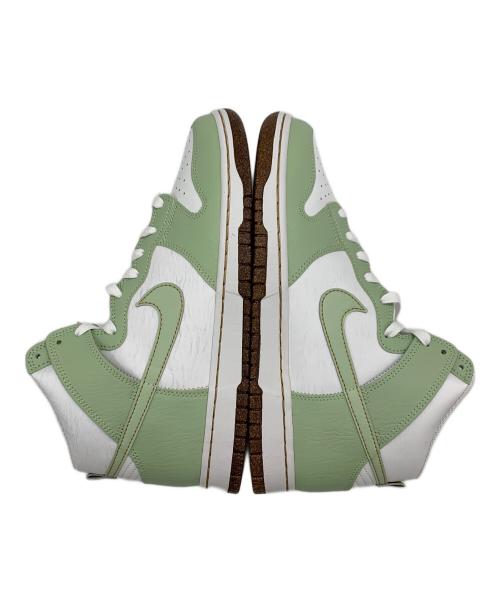NIKE（ナイキ）NIKE (ナイキ) ハイカットスニーカー ホワイト×グリーン サイズ:27.5の古着・服飾アイテム
