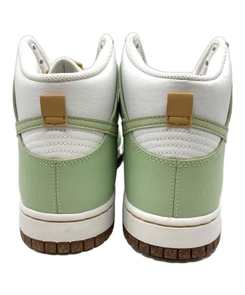 NIKE（ナイキ）NIKE (ナイキ) ハイカットスニーカー ホワイト×グリーン サイズ:27.5の古着・服飾アイテム