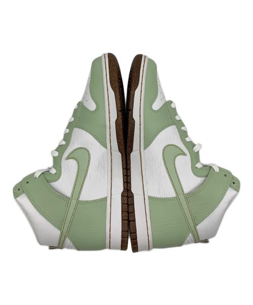 NIKE（ナイキ）NIKE (ナイキ) ハイカットスニーカー ホワイト×グリーン サイズ:27.5の古着・服飾アイテム