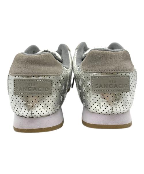 Sangacio（サンガッチョ）SANGACIO (サンガッチョ) スニーカー シルバー サイズ:26.5の古着・服飾アイテム