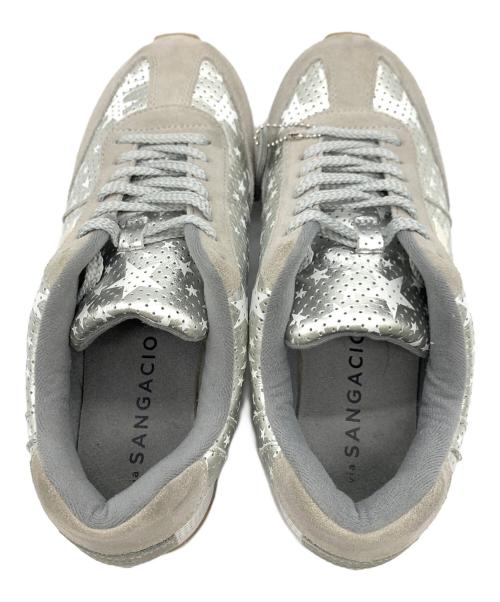 Sangacio（サンガッチョ）SANGACIO (サンガッチョ) スニーカー シルバー サイズ:26.5の古着・服飾アイテム