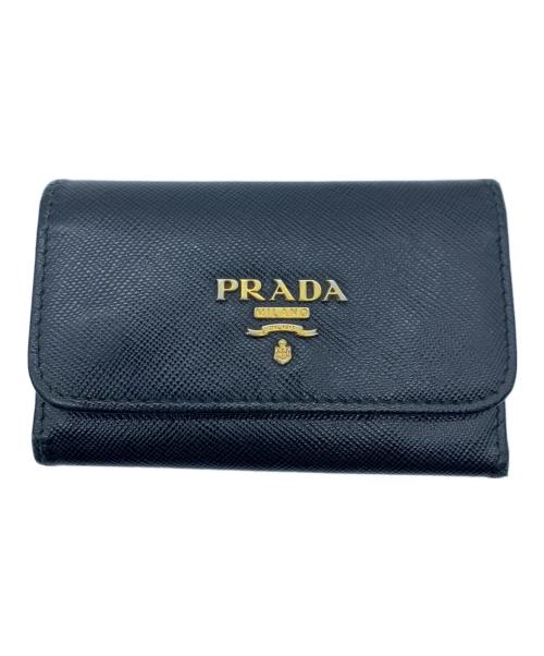 PRADA（プラダ）PRADA (プラダ) キーケース ネイビーの古着・服飾アイテム