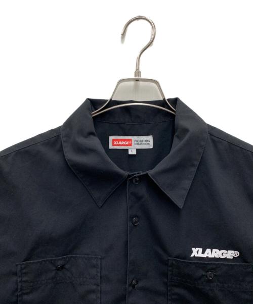 X-LARGE（エクストララージ）X-LARGE (エクストララージ) 半袖シャツ ブラック サイズ:ｌの古着・服飾アイテム